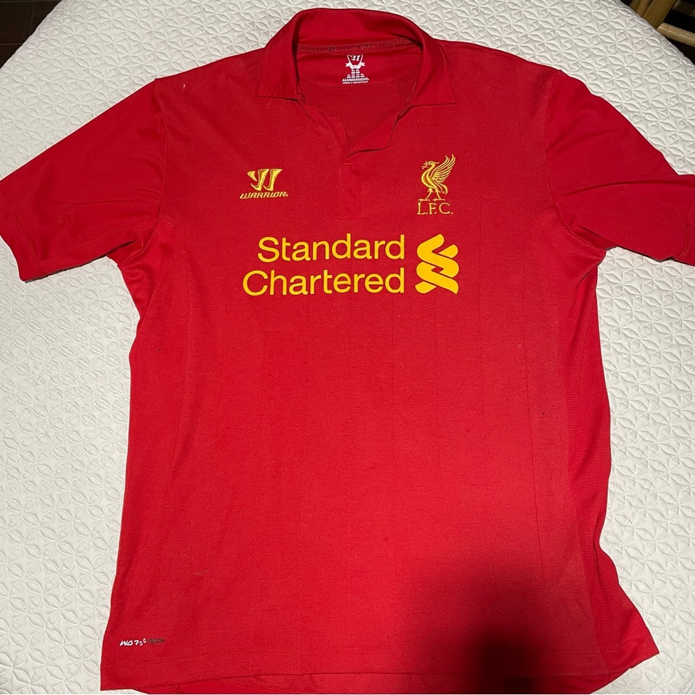 Liverpool Soccer Jersey Warrior Sz XL Red